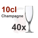 Location 40 flûtes à champagne Impérial 10cl