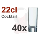 Location 40 tumblers, verres à cocktail 22cl