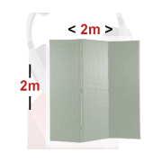 Location d'un paravent, hauteur 2m, longueur max 2m