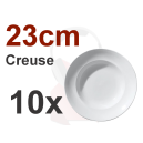 Location 10 assiettes creuses 23cm