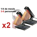 Location de deux appareil sà raclette 1/4 de meule pour 3-5 personnes