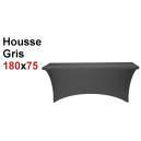 Location housse de table grise extensible pour table 180x75