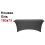 Location housse de table grise extensible pour table 180x75