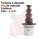 Location d'une fontaine &agrave; chocolat 4 &eacute;tages pour 6Kg de chocolat