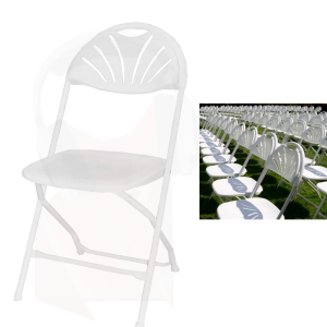 Location chaise pliante boston blanche