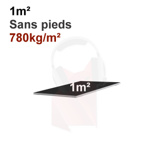 Location praticable 100x100 ultra léger (14kg), résistance 780Kg/m² sans pieds Location praticable 100x100 ultra léger (14kg), résistance 780Kg/m² sans pieds