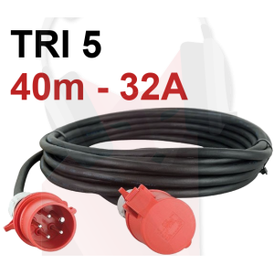 Location rallonge TRI 5 broches 40M Location rallonge TRI 5 broches 40M