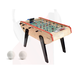 Location de babyfoot 4 joueurs avec balles, mont&eacute; non d&eacute;montable