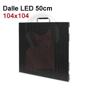 Location Dalle LED Vid&eacute;o IP4 Ext&eacute;rieur 50cmx50cm 104x104 pixel