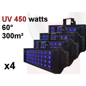 Location Pack UV 300m2 LED avec pieds