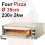 Location d'un four &agrave; pizza 230V 2KW diam&egrave;tre 35cm max - fond en pierre