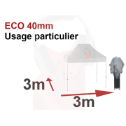 Location barnum ECO 3x3m (météo légère) 