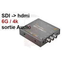 Location convertisseur SDI 6G vers hdmi + audio