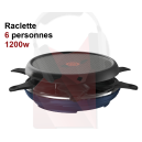 Location appareil à raclette à 6 poêlons 1200W
