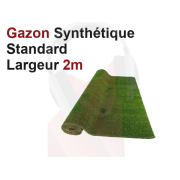Gazon synthétique Standard largeur 2m, au mètre linéaire(2m²)