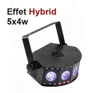 Location Effet Hybrid Beam 5x4w LED Automatique Location Effet Hybrid Beam 5x4w LED Automatique