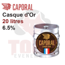Bière Blonde Casque d'Or Caporal 6.5% artisanale Toulouse Fût 20L  - Remboursable (-5€)