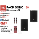 Location Pack Sono JBL 150 personnes 2x2000w  Bluetooth