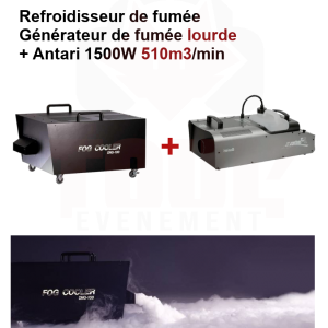 Location pack fumée lourde 1500W Location pack fumée lourde 1500W