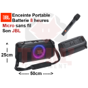 Location Enceinte ultra portable sur batterie + micro sans fil