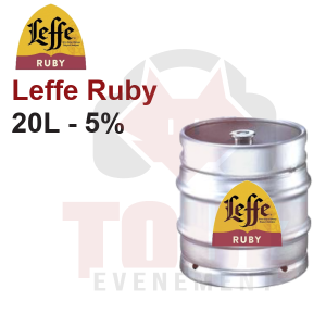 Leffe Ruby bière pression à 5%vol Fût 20 litres - Remboursable (-5€) Leffe Ruby bière pression à 5%vol Fût 20 litres - Remboursable (-5€)
