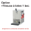Option location tireuse 1 bec (+500g CO2) simultanée avec commande fût