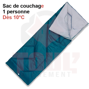 Option Location sac de couchage 1 personne (En plus d'un lit ou lit de camp)