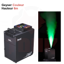 Location machine à fumée Geyser Couleurs RGB Hauteur 6m