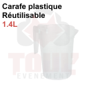 Vente Carafe plastique réutilisable 1,8 litre