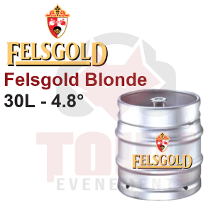 Bière Blonde Felsgod 4.8° Fut 30l pression (Remboursable - 5€)