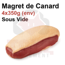 4x Magrets de canard sous vide 350 grammes env.
