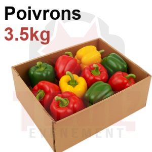 Poivrons vrac Colis de 3.5Kg