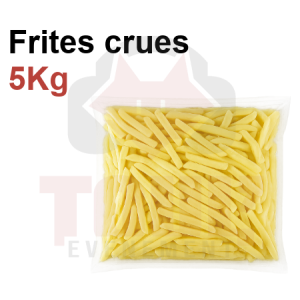 Frites crues sous vide 5Kg au frais