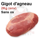 Gigot d'agneau S/OS env 2Kg Orig UK sous vide