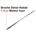Location broche Kebab 4 feux moteur haut