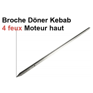 Location broche Kebab 4 feux moteur haut Location broche Kebab 4 feux moteur haut