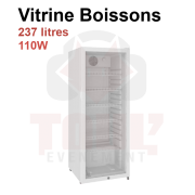 Location réfrigérateur vitrine à boissons de 237 litres