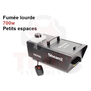Location Machine à fumée lourde 700 W (glaçons) Location Machine à fumée lourde 700 W (glaçons)