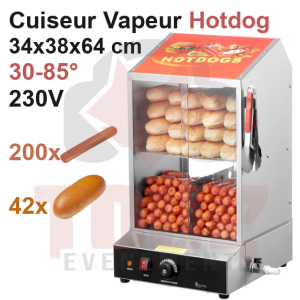 Location cuiseur hotdog grande capacit&eacute;