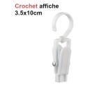 Location 10 crochets pour affiche sur grille de pr&eacute;sentation