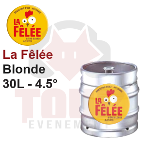 Bi&egrave;re artisanale en fut 30L: La f&ecirc;l&eacute;e ! 4.5&deg; Fermentation haute