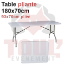 Location table pliante 183*75cm