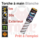 Torche &agrave; main blanche 30 secondes