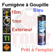Fumigène bleu à goupille