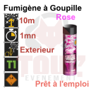 Fumig&egrave;ne rose &agrave; goupille