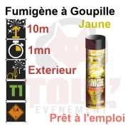 Fumigène jaune à goupille 