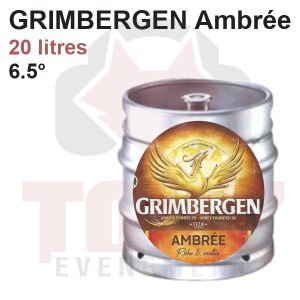 F&ucirc;t 20L Grimbergen Cuv&eacute;e Ambr&eacute;e &mdash; Location &agrave; Toulouse
