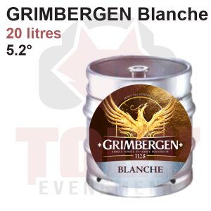 F&ucirc;t 20L Grimbergen Cuv&eacute;e Blanche &mdash; Location &agrave; Toulouse (remboursable sous conditions)