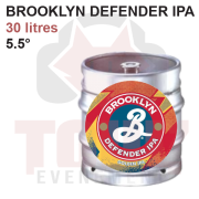 Fût 30L Brooklyn Defender IPA — Location à Toulouse (Remboursable sous conditions)