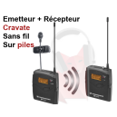 Location Récepteur + émetteur Sennheiser HF portable (sur piles) pour caméra